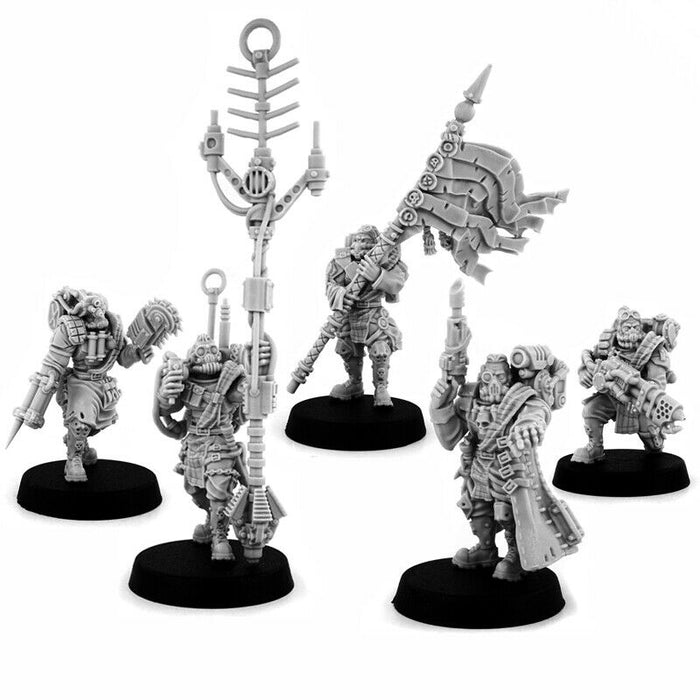 Wargames Exclusive IMPERIAL DEAD DOGS COMMAND SQUAD (5U) New - TISTA MINIS