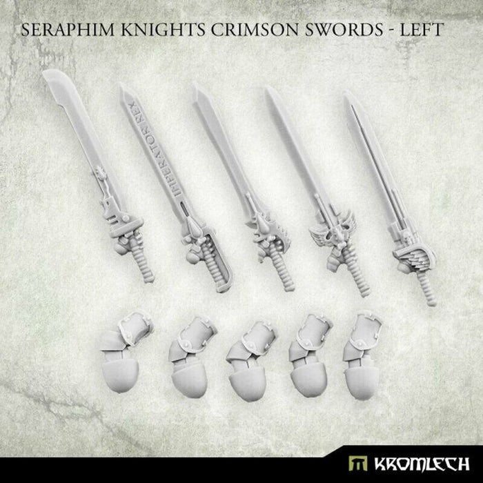 Kromlech Seraphim Knights Crimson Swords - Left (5) New - Tistaminis