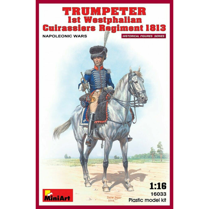 MiniArt Trumpeter. 1st Westphalian Cuirassiers Regiment 1813 (1/16) New - TISTA MINIS