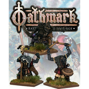 Oathmark Great Goblin, Shaman, Drummer - Tistaminis
