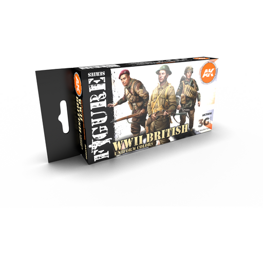 AK Interactive 3G WWII British Uniform Colors New - Tistaminis