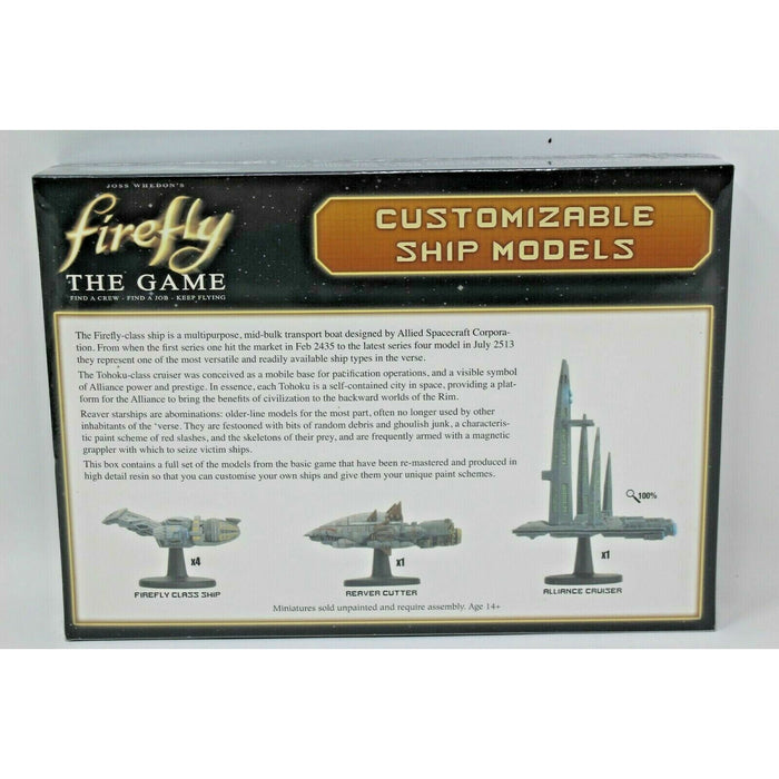 Firefly Customizable Ship Models New | TISTAMINIS