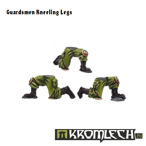 Kromlech Kneeling Guardsmen Legs New - TISTA MINIS