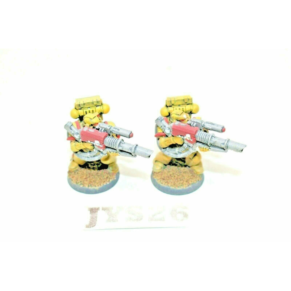 Warhammer Space Marines Marines With Lascannons JYS26 - Tistaminis