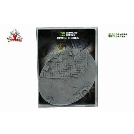 Gamers Grass Urban Warfare Resin Bases Oval 120mm (x1) New - TISTA MINIS