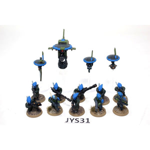 Warhammer Tau Pathfinders With Drones and Rail Rifles - JYS31 - Tistaminis