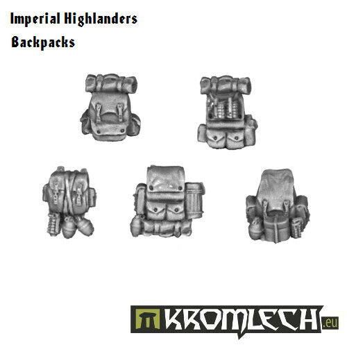 Kromlech Imperial Highlanders Backpacks New - TISTA MINIS