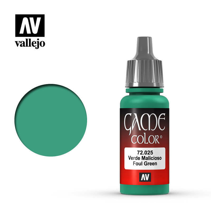Vallejo Game Colour Paint Game Color Foul Green (72.025) - Tistaminis