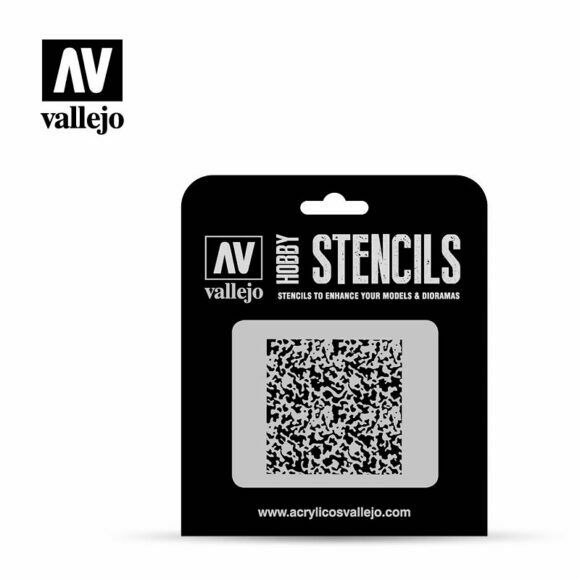 Vallejo WEATHERED PAINT (1/72) Airbrush Stencil - TISTA MINIS