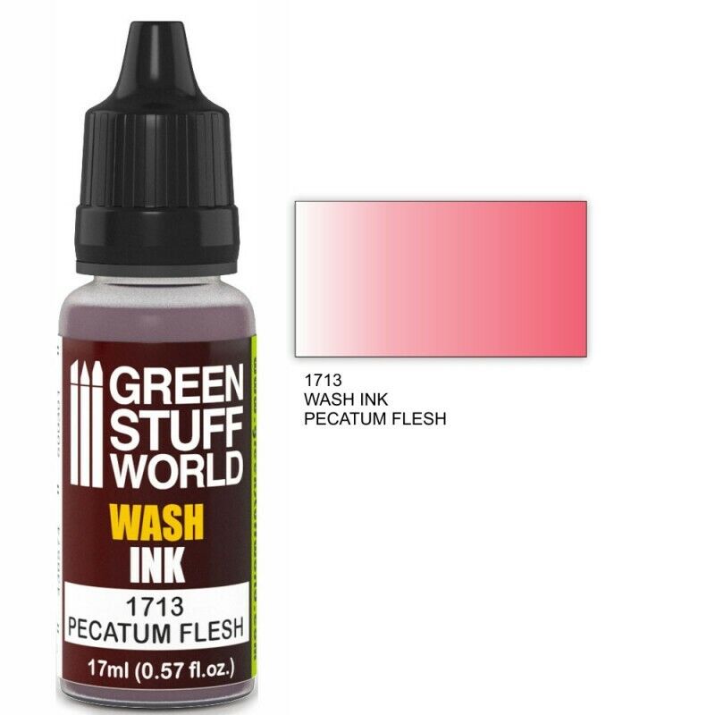 Green Stuff World Inks Wash Ink PECATUM FLESH - Tistaminis