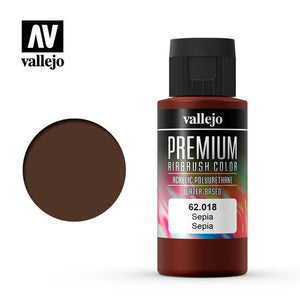 Vallejo Premium Color Paint Sepia - VAL62018 - Tistaminis
