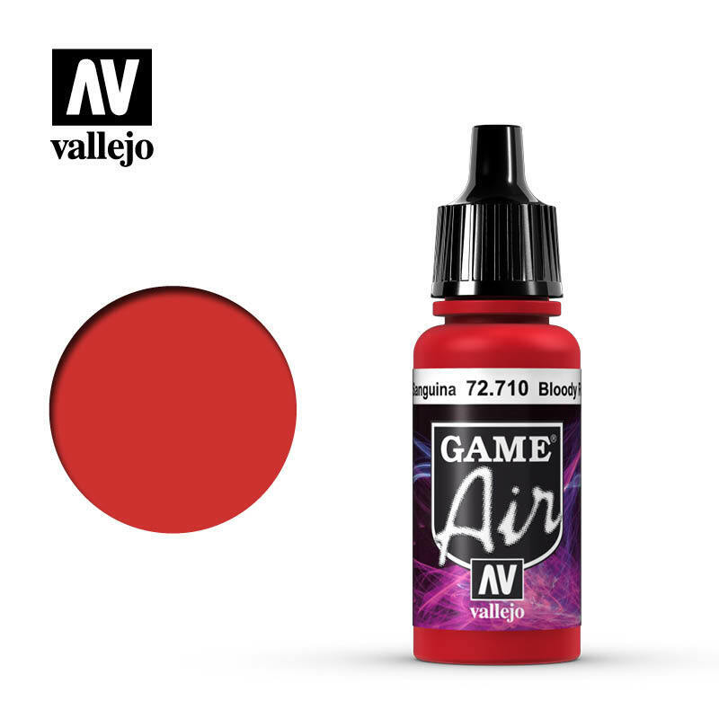 Vallejo Game Colour Paint Game Air Bloody Red (72.710) - Tistaminis