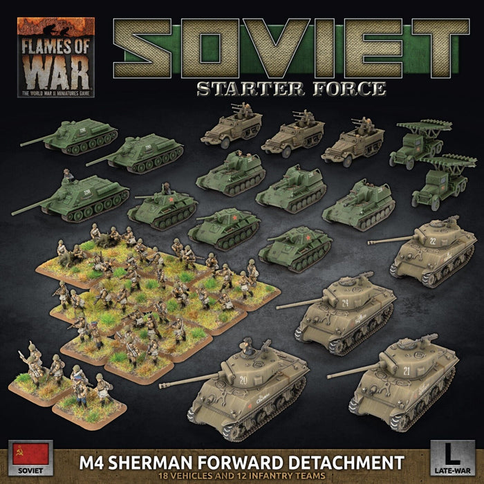 Flames of War Soviet M4 Sherman Forward Detachment (Plastic) Feb 15th Pre-Order - Tistaminis