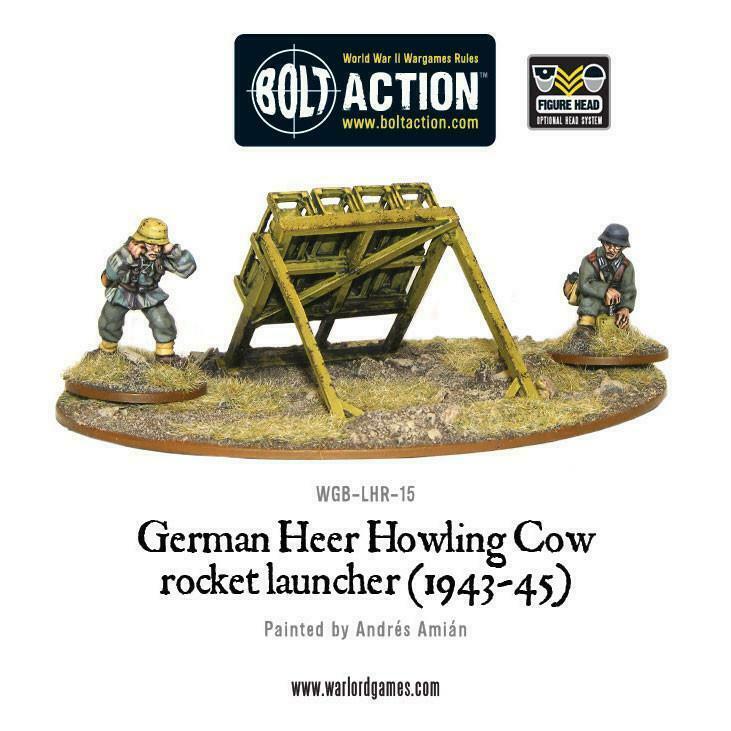 Bolt Action German Heer Howling Cow Rocket Launcher (1943-45) New - TISTA MINIS