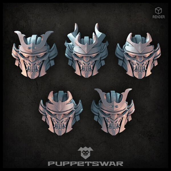 Puppet War Bushi Dragon Helmets New - Tistaminis