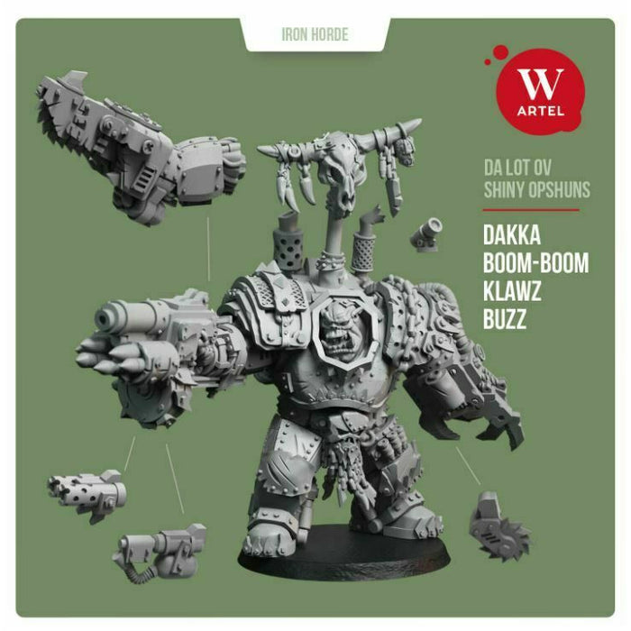 Artel Miniatures - Ork Iron Nooknaz ov da Horde (3 miniatures) New - TISTA MINIS