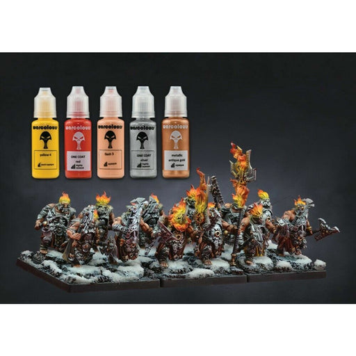 Conquest, Rage x Fire Paint Set, Collab with Warcolours (PBW8968) New - Tistaminis