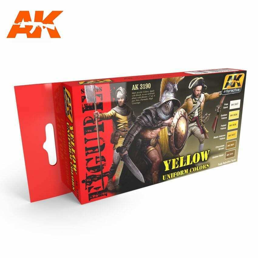 AK Interactive Yellow Uniform Colors - TISTA MINIS