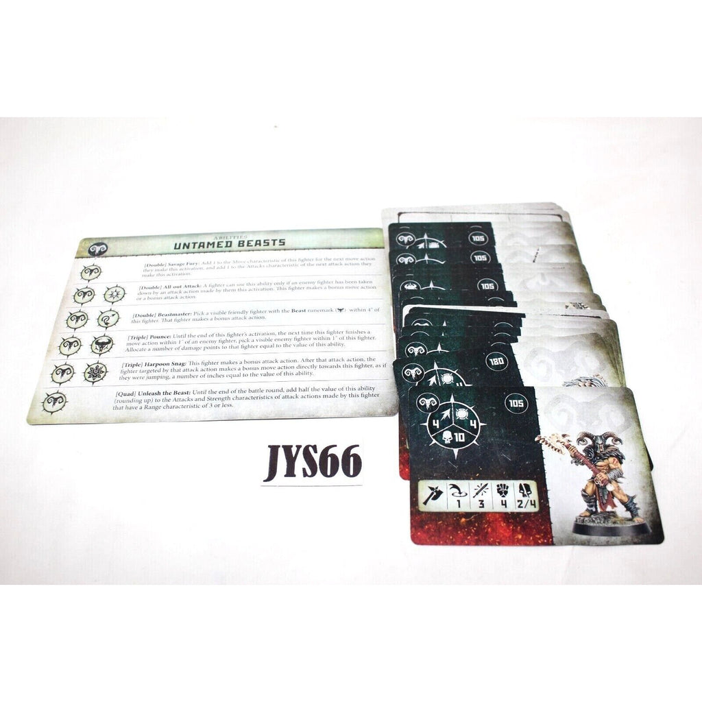 Warhammer Warcry Untamed Beats Cards - JYS66 - Tistaminis