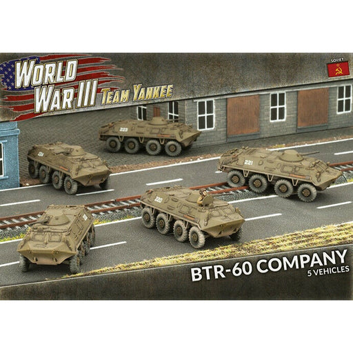 Team Yankee Soviet BTR-60 Transport Platoon (Plastic) New - TISTA MINIS