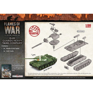 Flames of War IS-85 Guards Heavy Tank Company (Plastic x2) New - Tistaminis