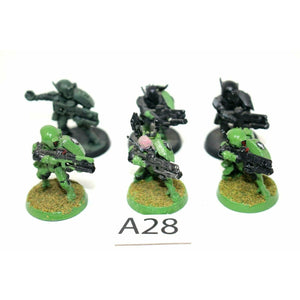Warhammer Tau Fire Warrios WIth Pulse Carbines - A28 - TISTA MINIS