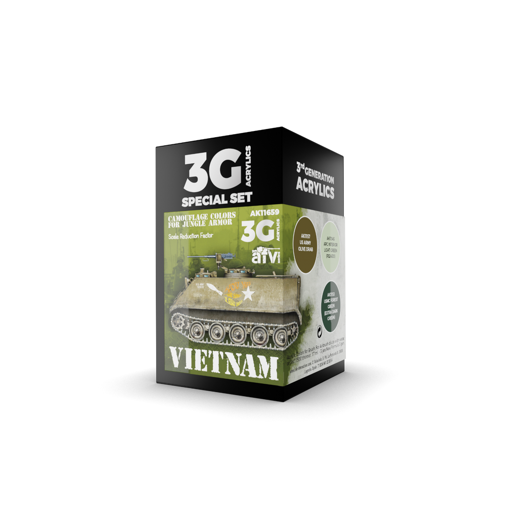 AK Interactive 3G Vietnam Colors New - Tistaminis