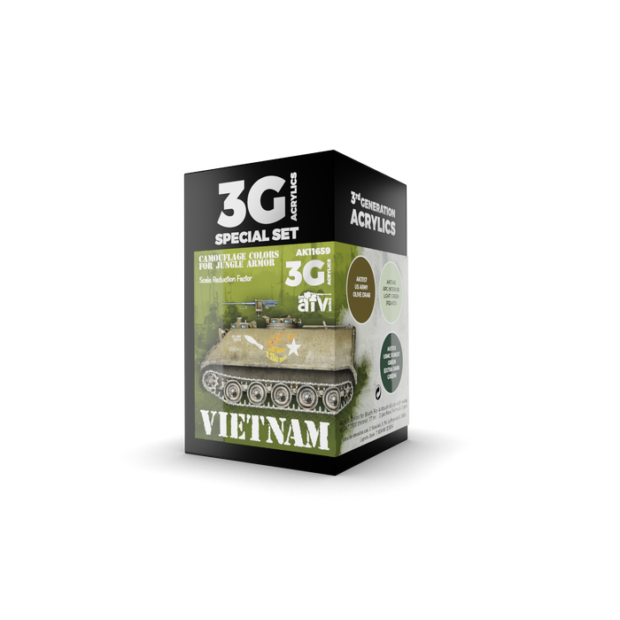 AK Interactive 3G Vietnam Colors New - Tistaminis