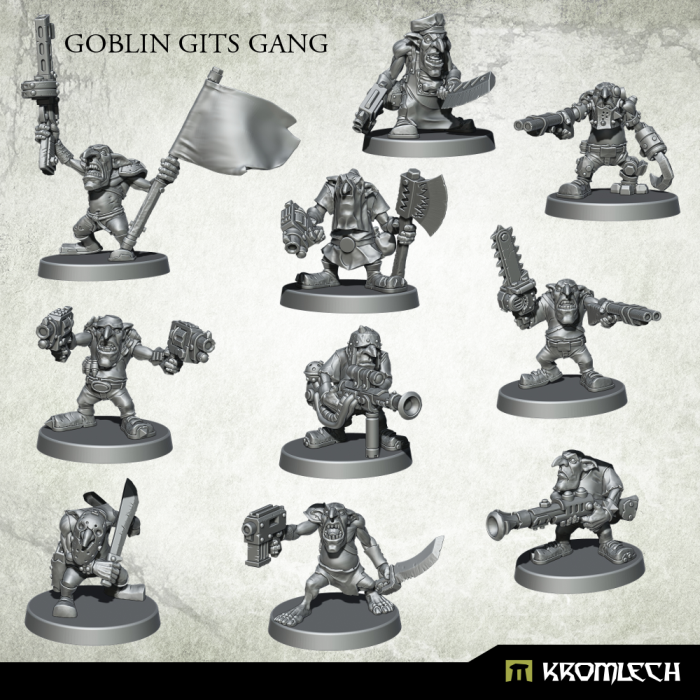 Kromlech Goblin Gits Gang New - TISTA MINIS