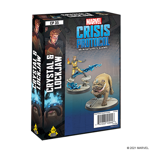 Marvel Crisis Protocol Crystal and Lockjaw New - TISTA MINIS