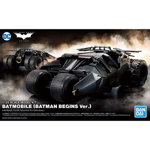 1/35 SCALE MODEL KIT BATMOBILE (BATMAN BEGINS Ver.) New - Tistaminis