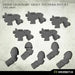 Kromlech Prime Legionaries CCW Arms: Heavy Thunder Pistols [left] (5) New - Tistaminis