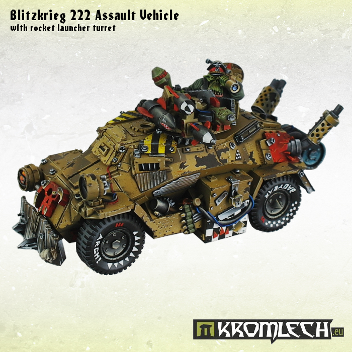 Kromlech Blitzkrieg 222 Assault Vehicle New - TISTA MINIS