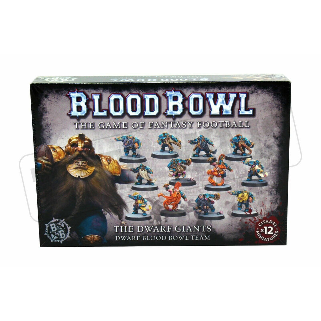 Warhammer Blood Bowl The Dwarf Giants Team New - TISTA MINIS