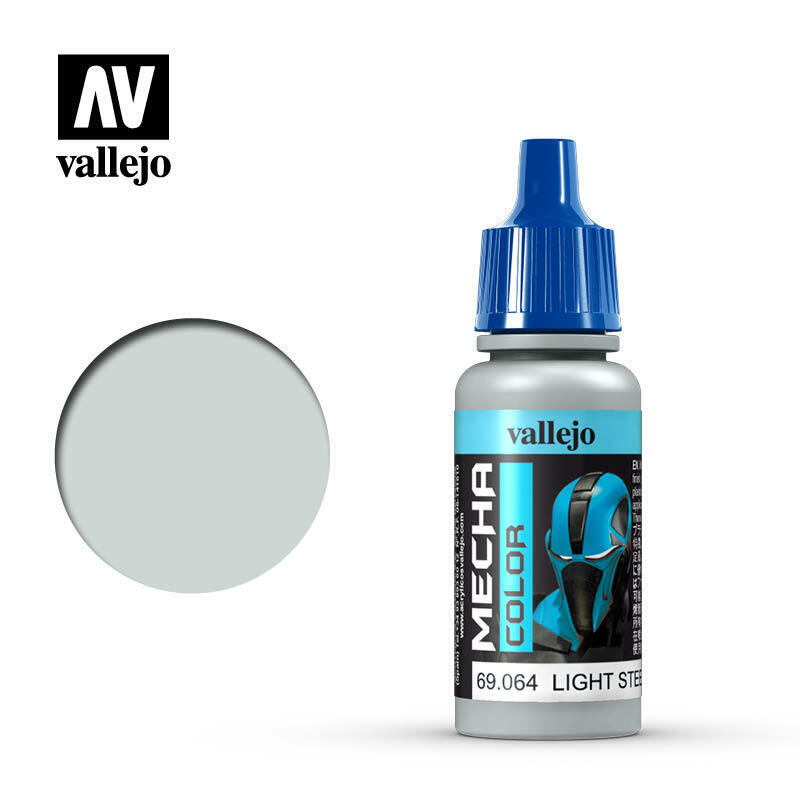 Vallejo Mecha Colour Paint Light Steel (69.064) - Tistaminis