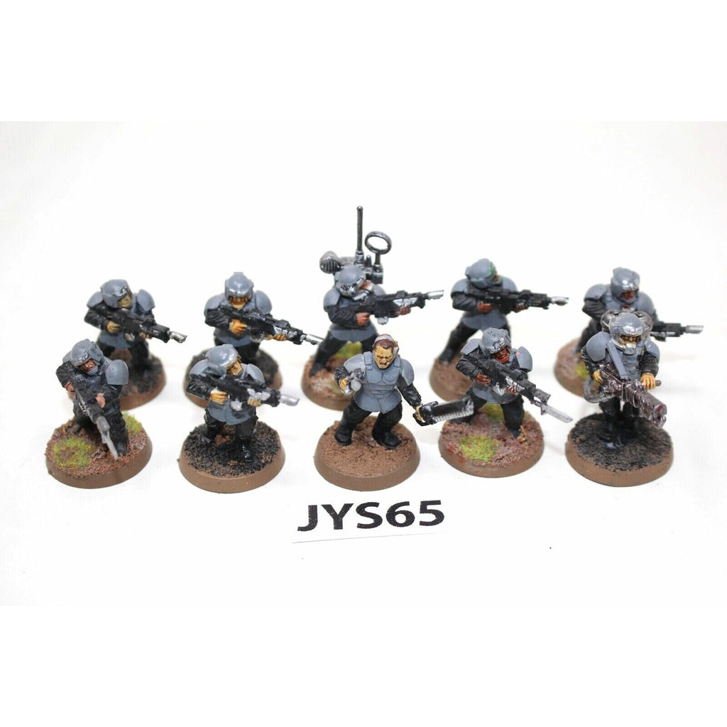 Warhammer Imperial Guard Shock Troopers With Flamer - JYS65 - Tistaminis