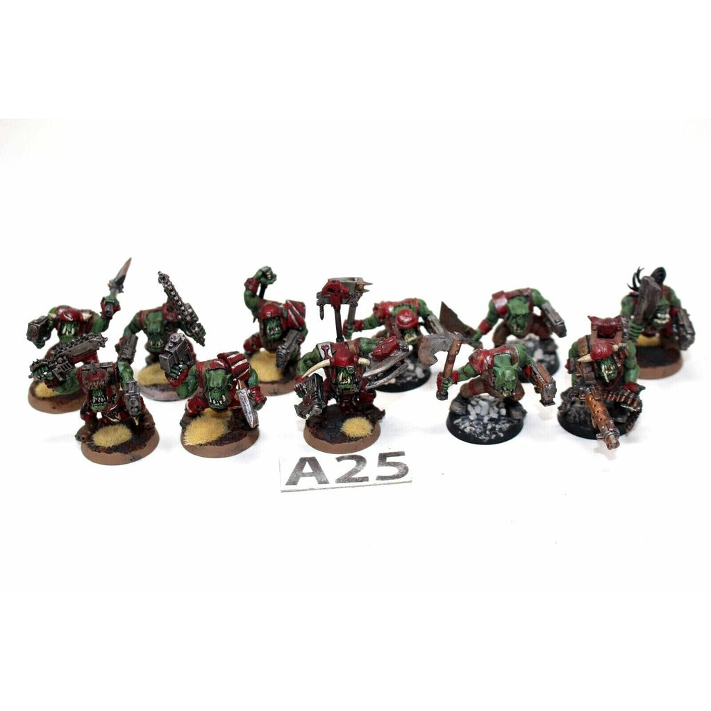 Warhammer Orks Boys With Sluggas And Choppas - A25 - Tistaminis