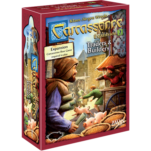 CARCASSONNE: EXP #2 - TRADERS & BUILDERS New - Tistaminis