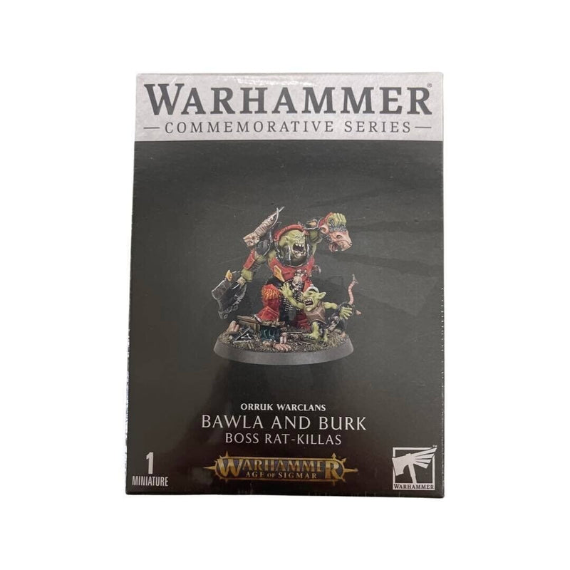 Warhammer Orcs and Goblins Bawla and Burk Boss Rat Killas