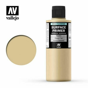 Vallejo Surface Primer Acrylic- Desert Tan Base 200ml - TISTA MINIS