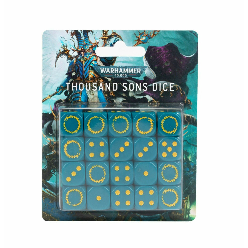 WARHAMMER 40000: THOUSAND SONS DICE SET Pre-Order - Tistaminis