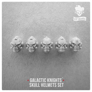 Artel W - KF Studio	Galactic Knights Skull Helmets New - Tistaminis