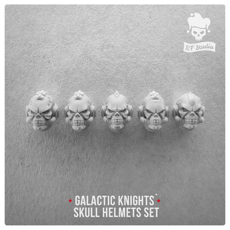 Artel W - KF Studio	Galactic Knights Skull Helmets New - Tistaminis