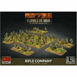 Flames of War Rifle Company (Plastic) New - TISTA MINIS