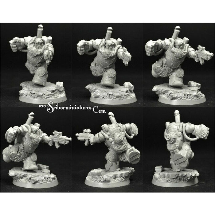 Scibor Miniatures 28mm/30mm SF Dwarf Cruiser Suit #2 New - Tistaminis