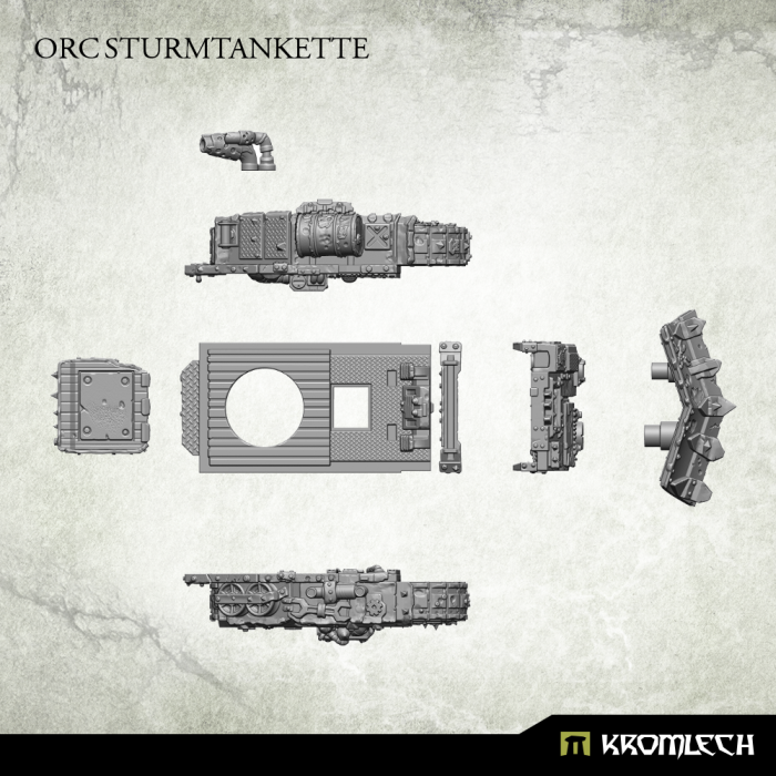 Kromlech Orc Sturmtankette New - TISTA MINIS