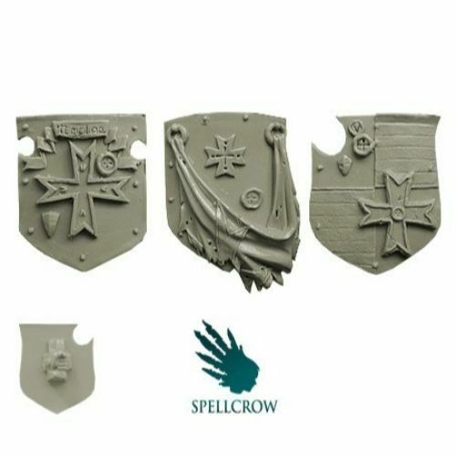 Spellcrow Templar Knights Heavy Large Shields (ver. 1) - SPCB5900 - TISTA MINIS