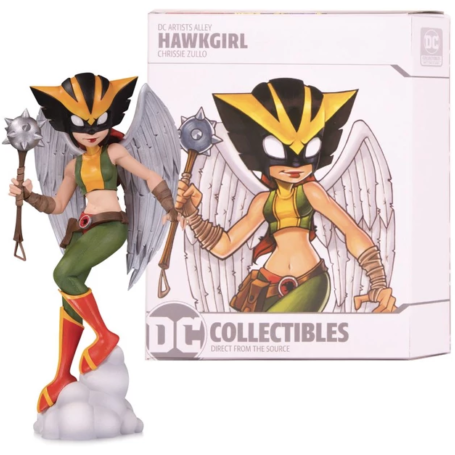 NEW DC Artist Alley 6 Inch Statue Figure Chrissie Zullo - Hawkgirl Color - Tistaminis