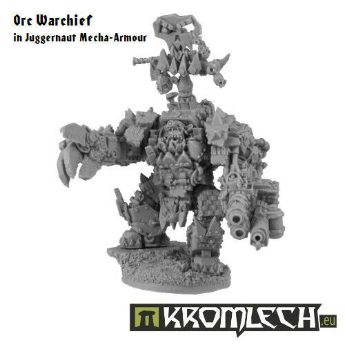 Kromlech Orc Warchief in Juggernaut Mecha-Armour New - TISTA MINIS