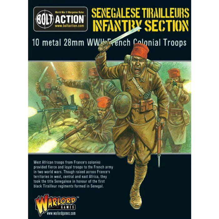 Bolt Action Senegalese Tirailleurs Section New - TISTA MINIS